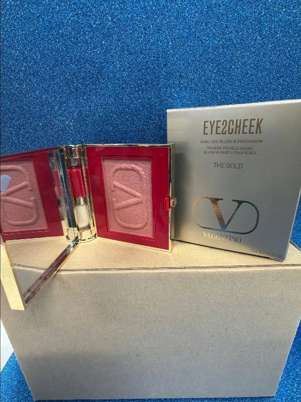 NEW Valentino Eye 2 Cheek Blush & Eyeshadow